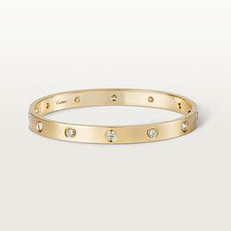 cartier love bracelet with 10 diamonds|cartier love diamond bracelet price.